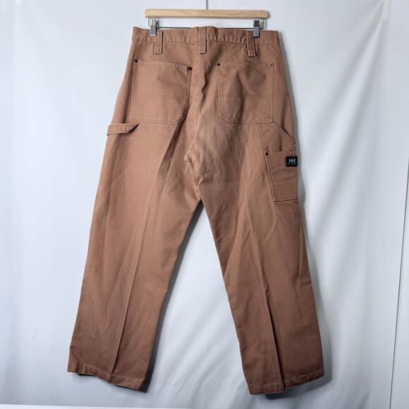 Helly Hansen Double Knee Carpenter Pants Mens Sz 36X30 Canvas Utility Work Wear - Picture 4 of 15